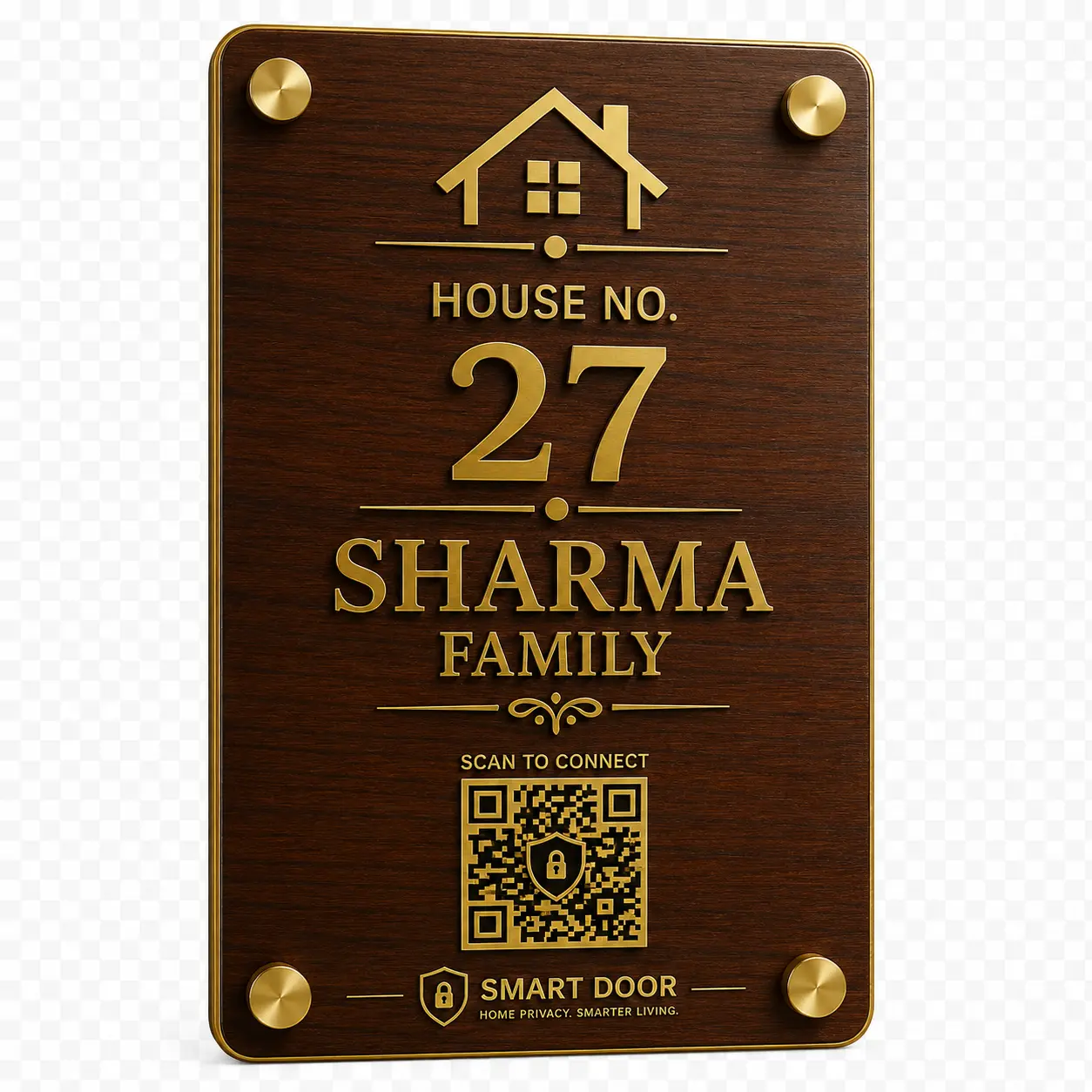 Royal Teakwood Smart Door